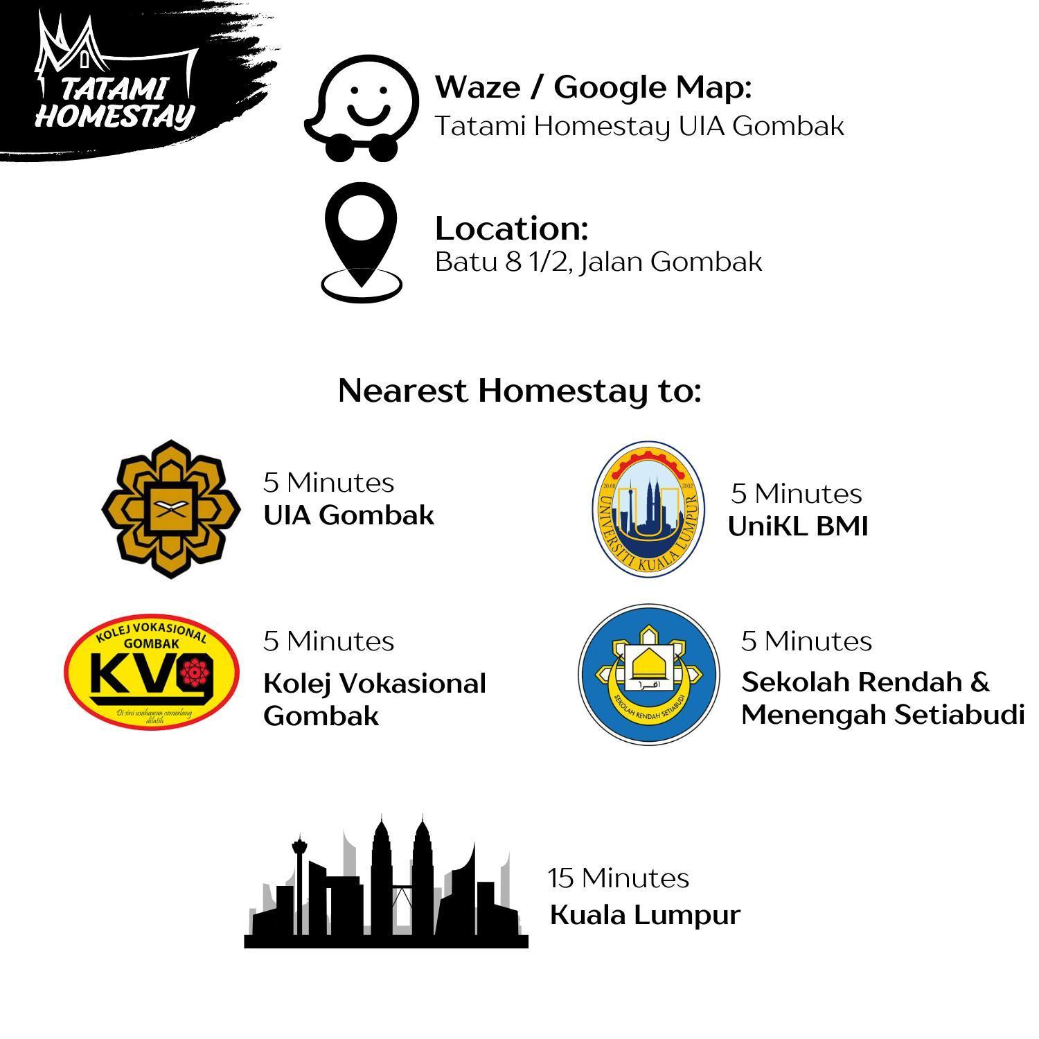 Homestay Gombak - Tatami Homestay Kuala Lumpur Eksteriør billede